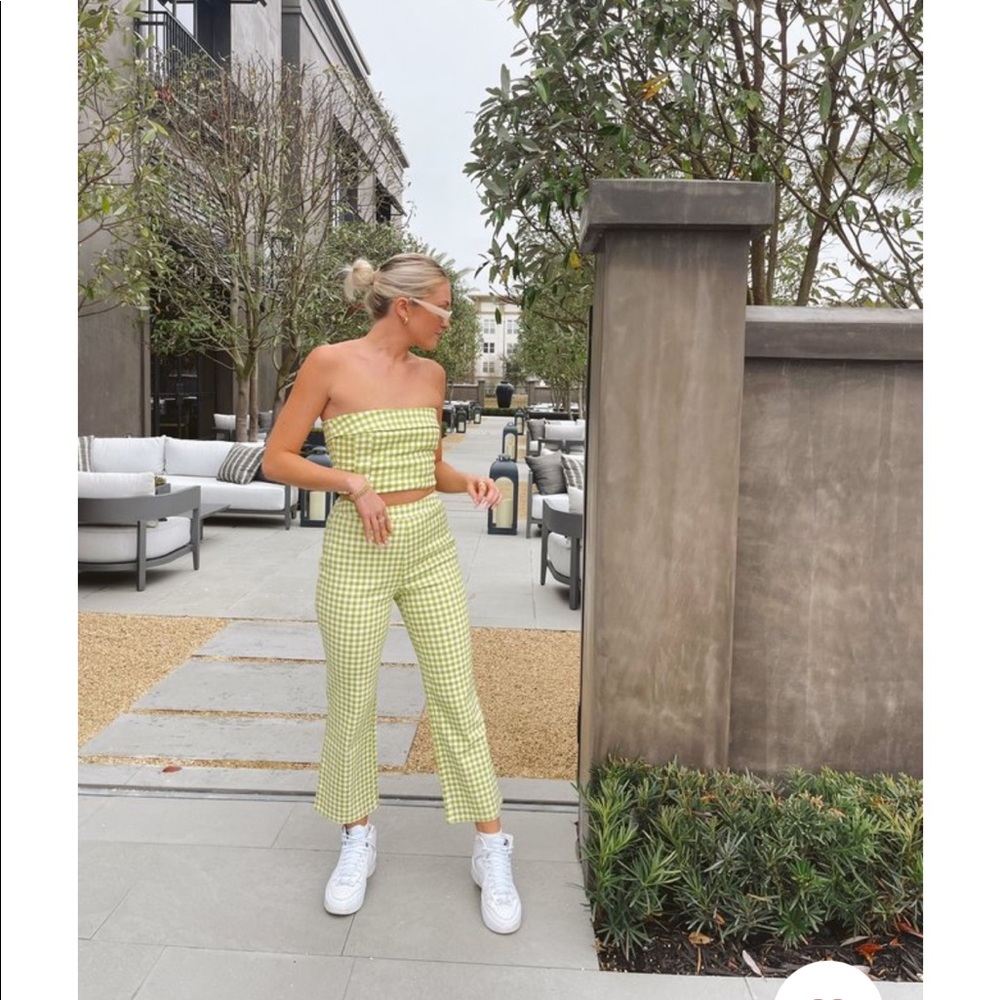 LELIS Green Two Piece Set